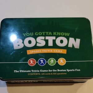 Boston Sports Trivia Game - Green